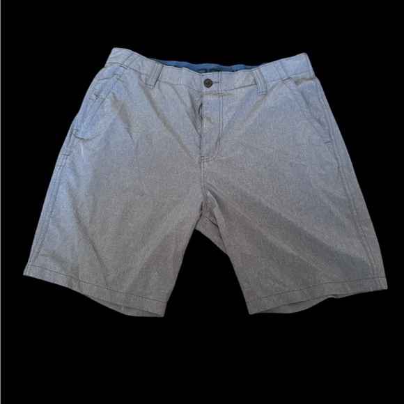 Classic Gray Men's Flat Front Shorts - Picture 1 of 3